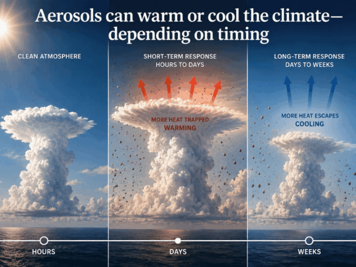 Aerosols May Warm or Cool the Climate Depending on Timing, New Study Finds