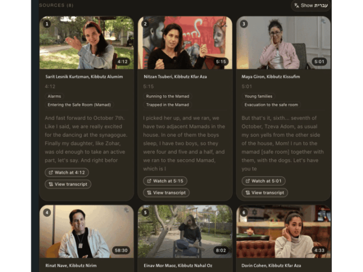 Hebrew University and Edut 710 Partner to Bring October 7 Survivors’ Voices to the World Through AI-Powered Living Archive